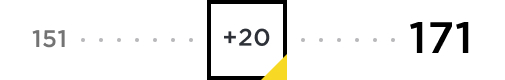16 point increase